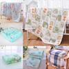 Quilt Printing Flower Cotton Summer Bedding With Breathable Fabric Bedroom For