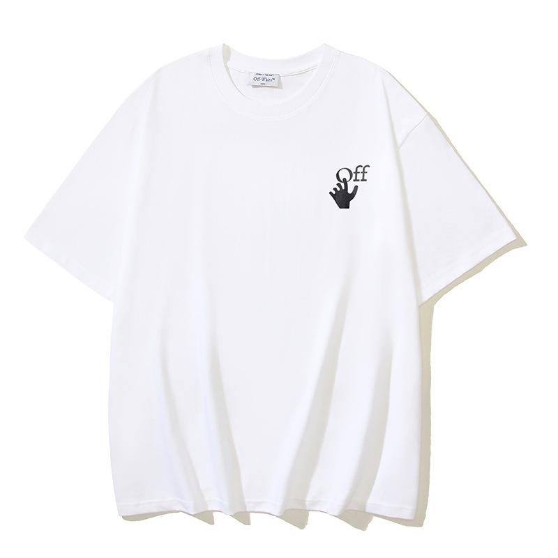 Off-White Летняя новинка 2026 года, футболка с коротким рукавом с принтом в виде граффити и стрелок, для мужчин и женщин