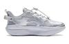 Li Ning YOUNG Xingji Comfortable Cushioning Rebound Cushioning Rebound Kids Lifestyle Shoes Silver Gray Teenagers YKCT148-5