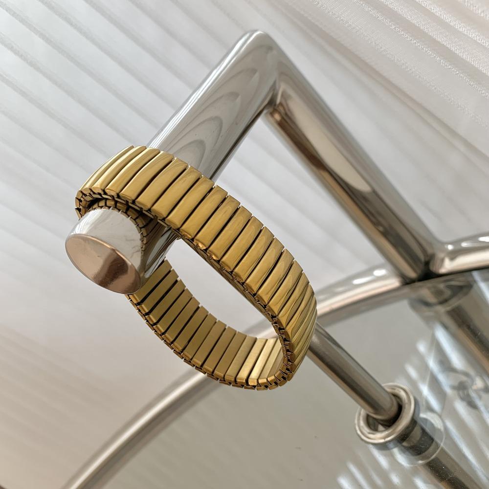 Эластичный Растягивающийся Ремешок для Часов Браслет Хип-Хоп Винтажный Браслет Титановая Сталь Ручная Цепочка Унисекс