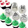 5/6/22 шт. Крем-насадки Инструменты для украшения торта Кондитерские аксессуары для пекарни Насадки для крема для капкейков Кондитерские насадки Формы для выпечки Рождество