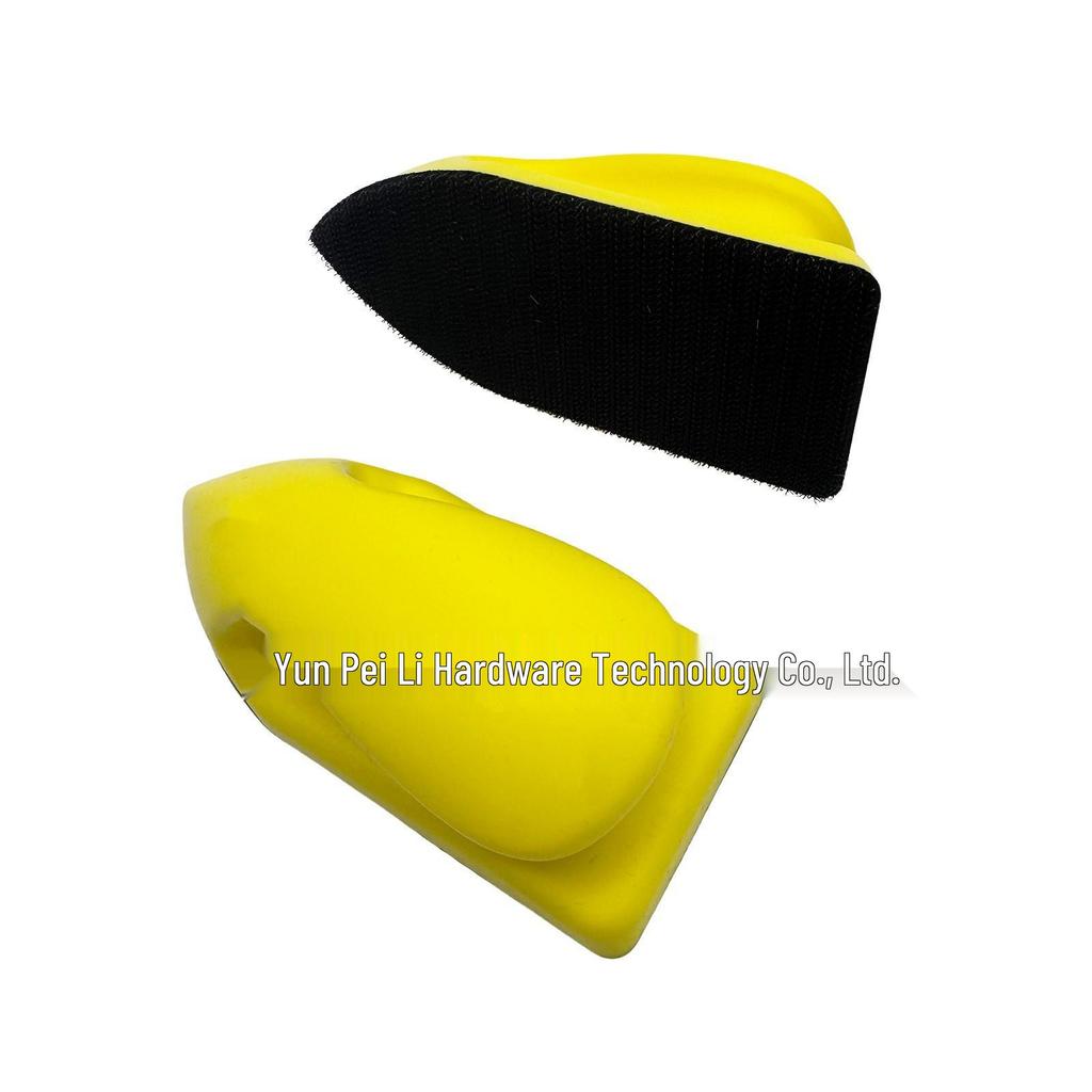 Round Hand Sanding Pad with Self-Adhesive Sandpaper for Car Polishing and Cleaning