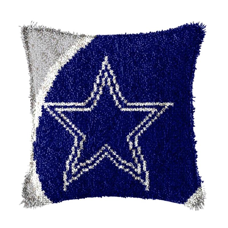 Вышивка Крючок для ковра DIY Ручная вязка Вышитая подушка Knooppakket Незаконченные наборы для ковра с крючком Смирна Пакет Ковер DIY