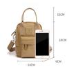 Fashion Colored Canvas Shoulder Bags Women's 2023 New Small Square Crossbody Bags Nylon Cloth Handheld Phone Organizer Bag