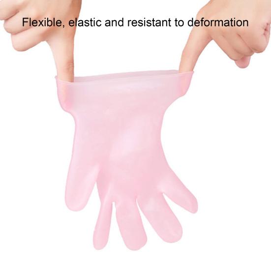 2 пары увлажняющих перчаток, водонепроницаемые, многоразовые, герметичные, эластичные, восстанавливающие, смягчающие сухие потрескавшиеся руки, женские, лосьон-гель, спа-перчатки