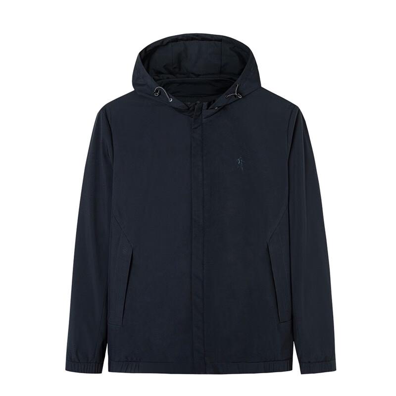 Dancing with Wolves Men's Detachable Hood Commuter Jacket