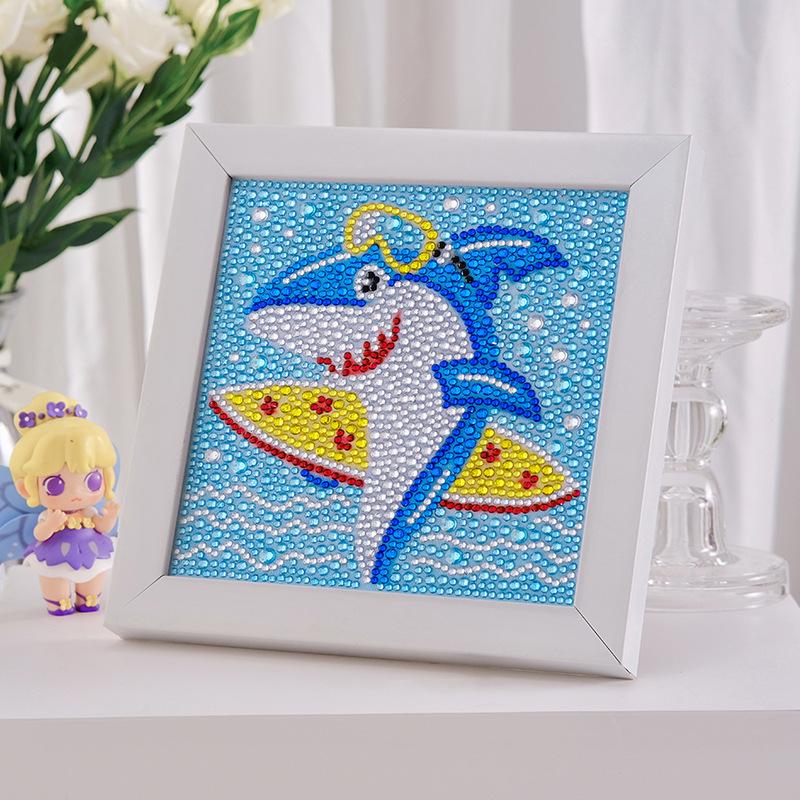 DIY Детская алмазная живопись Размер Алмазная картина 5D Алмазная картина Детская игрушка-головоломка Прилипающая алмазная живопись