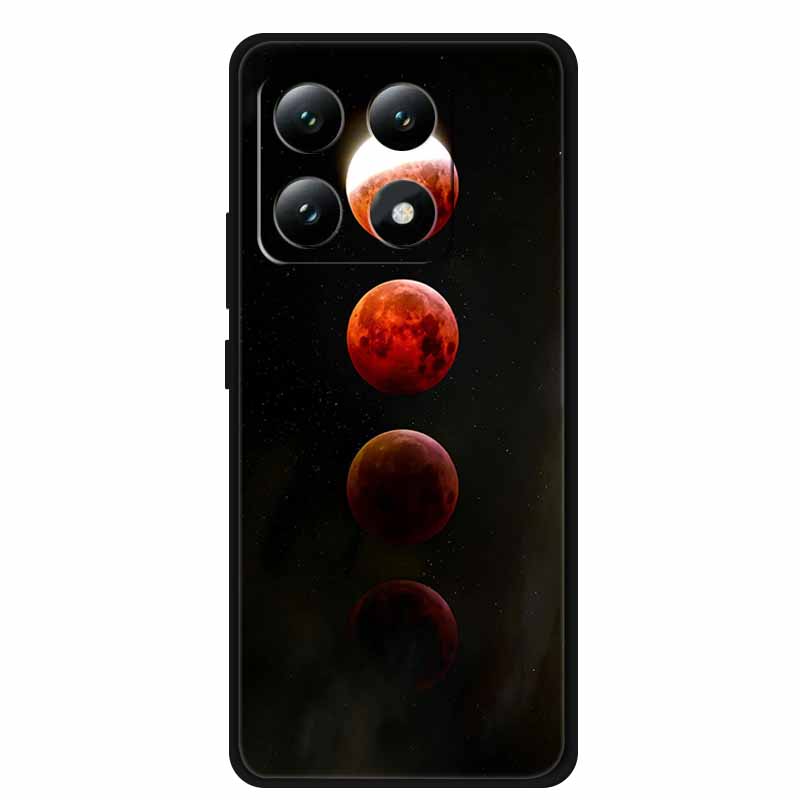 Для Xiaomi 15T 5G Чехол Цветы Мягкий Силикон ТПУ Задняя Крышка Для Xiaomi 15T Pro 5G Capa Boho Цветная Защита от Царапин