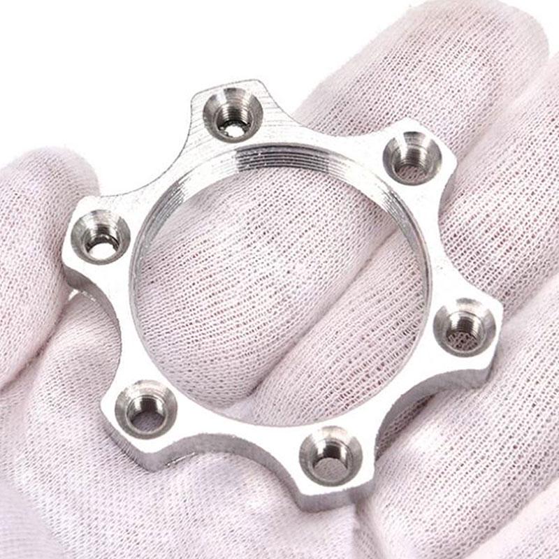 Bike Bicycle Freewheel Threaded Hubs Disk Disc Brake Rotor 6 Bolt Flange Adapter