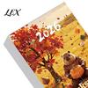 Advent Calendar with Animal Pendants 24 Hanging Decors, Day Countdown Decorative Christmas Ornaments Box for Thanksgiving, Acrylic Ornament