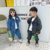 Children's Fashion Denim Jacket Jeans Two-piece Suit Boys Denim Suit Spring and Autumn