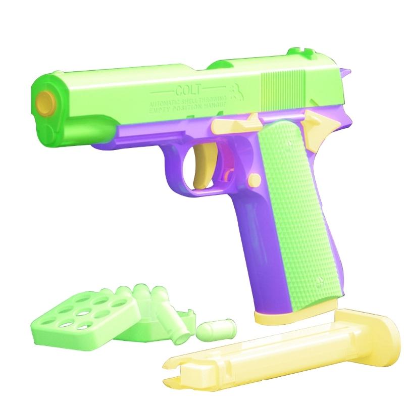 Anti-Stress Mini Guns Toy Carrot Guns Decompression Fidgets Guns Toy for Kids Student Anxiety Reliever Toy Guns