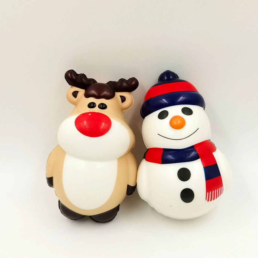 Мальчики Девочки Сенсорная Сжималка Вечеринка Снятие Стресса Кукла Рождественское Украшение Детские Подарки Сжимающиеся Игрушки