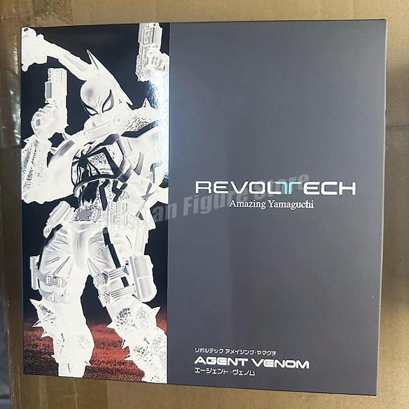 Revoltech Agent Anti-Venom Action Figure Model Toys PVC Collection Amazing Yamaguchi Agent Venom Eugene Thompson Figurine