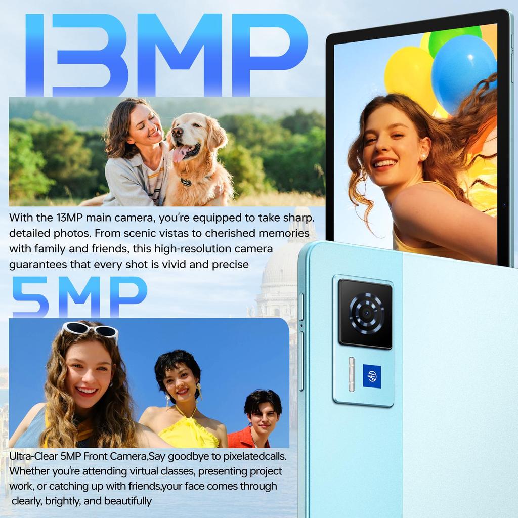 DOOGEE U13 VIP Android 16 Tablet 13 Inches,32GB+256GB/2TB Gaming Tablets, 11000mAh Tablet with Keyboard/Pen/Mouse,Four Speaker Tablet