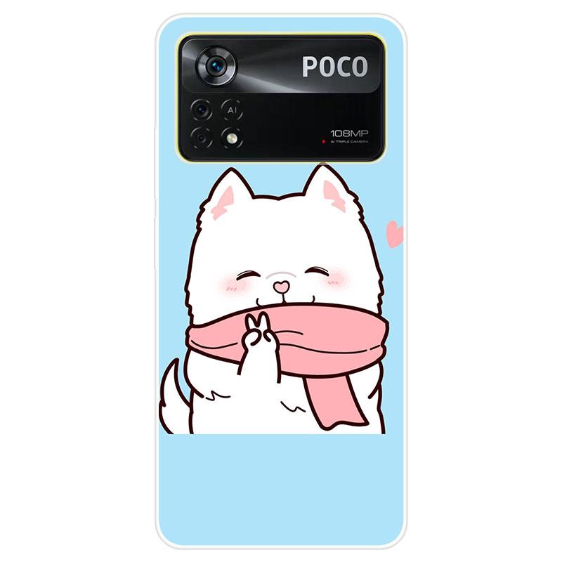 Для Xiaomi Poco X4 Pro 5G силиконовый чехол из ТПУ мягкий чехол для телефона для Xiaomi Poco M4 Pro 4G чехол