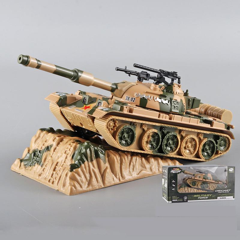 Масштаб 1/32 T90, танк, литая под давлением модель игрушки, игрушка с откатом со звуком и светом для детей, коллекция подарков для мальчиков и девочек