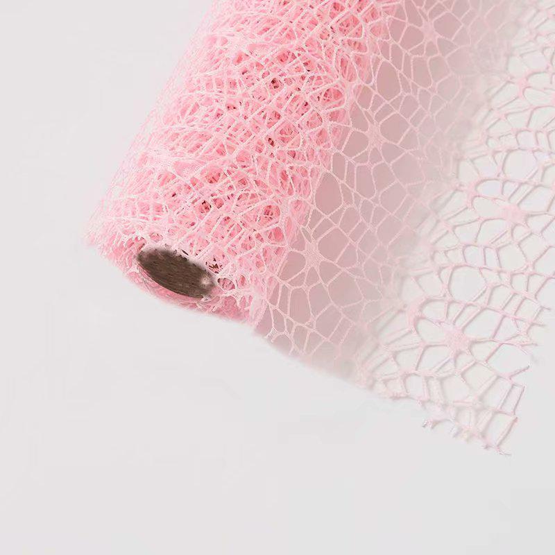 Жаккардовая сетчатая бумага для упаковки цветов для букетов - дизайн с большими отверстиями Wild Goose