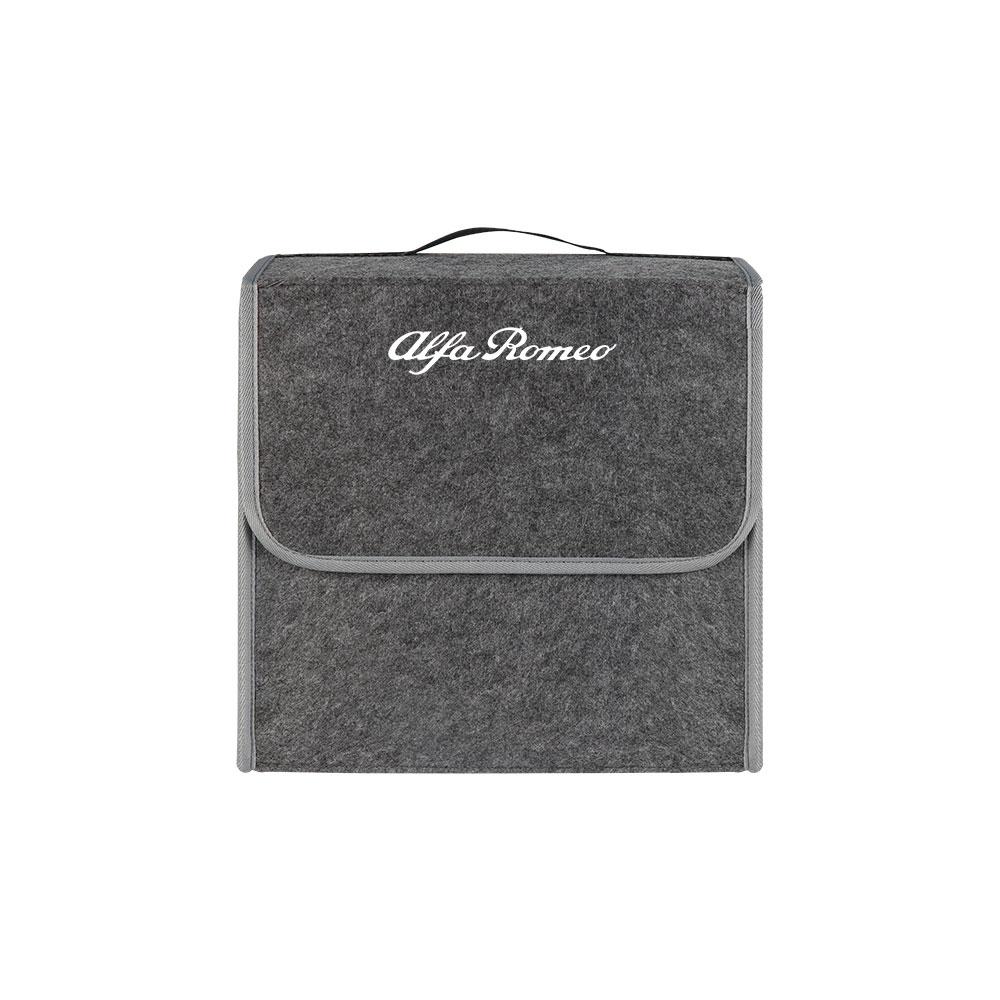 DYSA7 1pc Anti Slip Soft Felt Storage Box Car Trunk Organizer Foldable Box For Alfa Romeo Giulietta GT 159 147 Sportiva Accessories