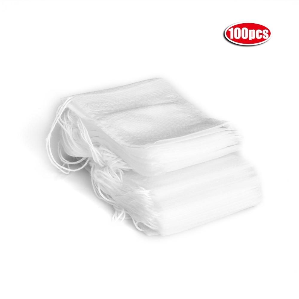 Drawstring Closure Empty Tea Bags 5.5*7cm Size Loose Leaf Tea Bags DIY Craft Use