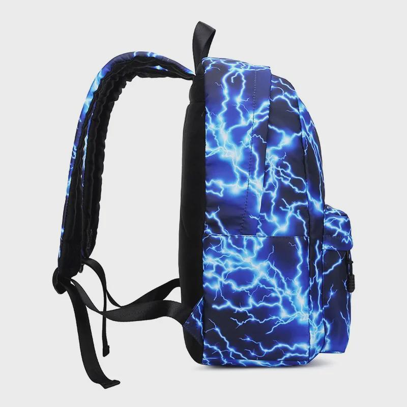 Рюкзак Starry Sky Lightning для учеников младших и старших классов – школьная и дорожная сумка унисекс