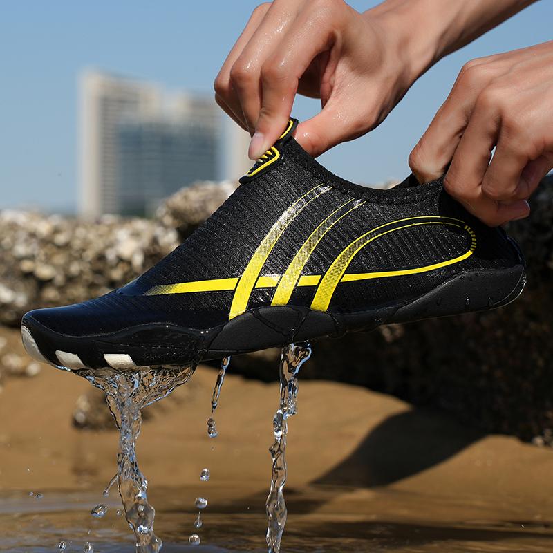 Модная обувь для водных видов спорта босиком, акваобувь унисекс, для плавания, женская, для улицы, пляжная обувь, обувь для спортзала, бега, мужские кроссовки, обувь для йоги