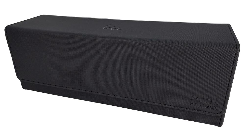 Mint Protect Storage Box for 400 Trading Fully Protective Hard Deck Storage Cards, Sleeves, Case, Case, (Black)