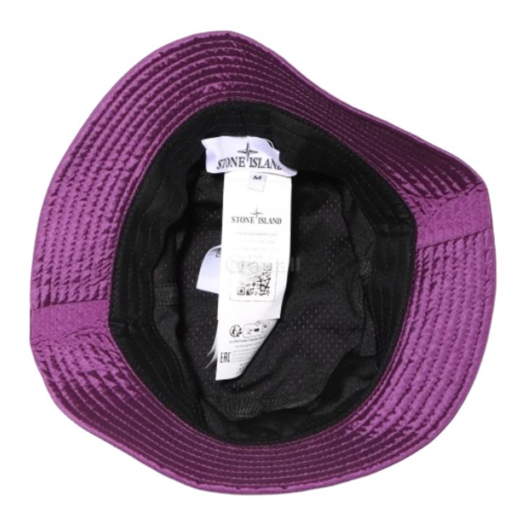 STONE ISLAND Оригинальный Дизайн Рыбацкая Шляпа из Переработанного Нейлона Мужские Шляпы Фиолетовый 20008869&UNI