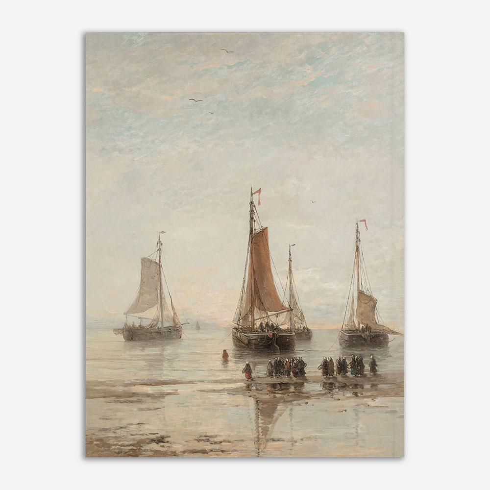 Винтажная нейтральная галерея, настенное искусство, античный постер и принты, Ретро французская картина на холсте, скандинавские настенные панно, украшение для дома