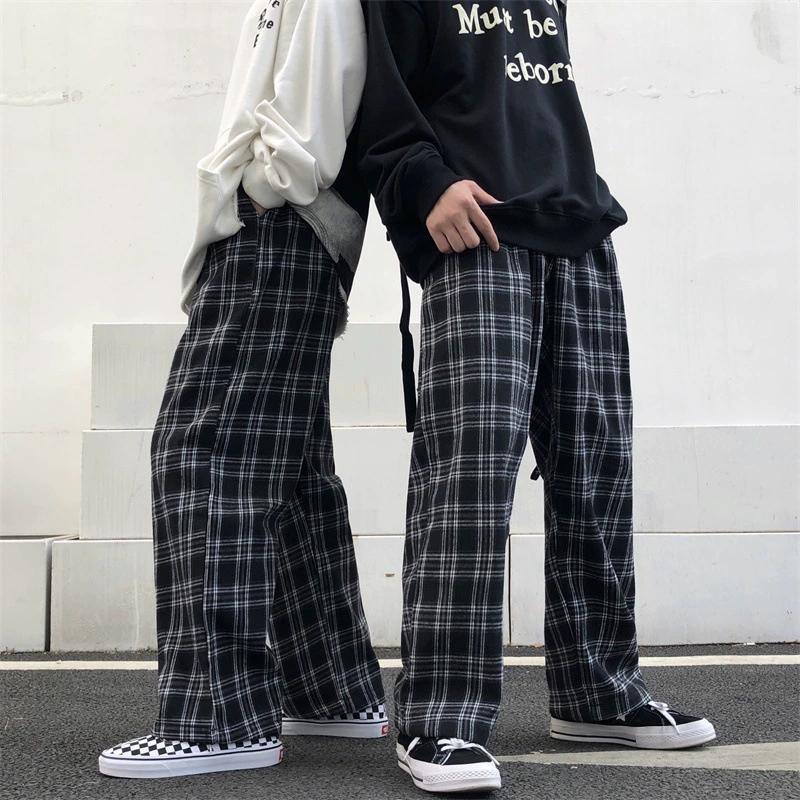 Women's Korean Version of The Trend Ins Street Fashion Lazy Style Pants Straight Casual Pants for Men and Women