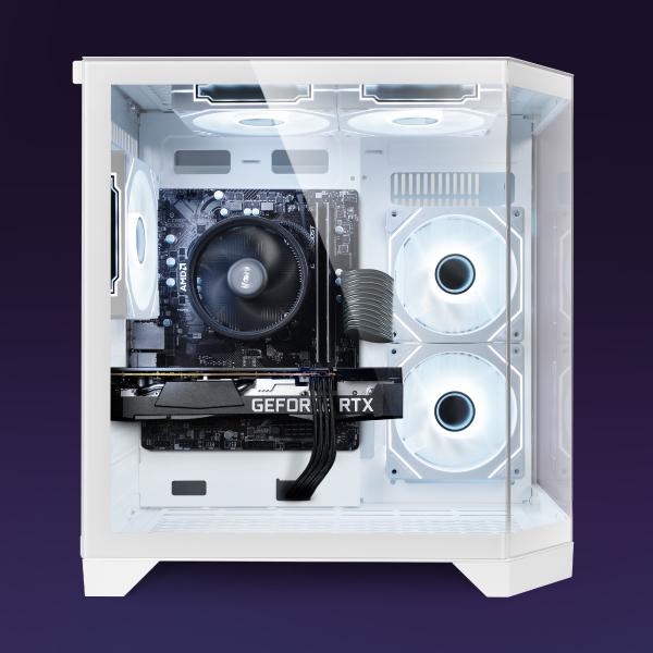 Vibox V-507 Gaming PC Complet • 23" Écran • Ryzen 5 5500 4,2 GHz • RTX 5060 8GB • 16GB RAM • 1TB SSD • Windows 11 • WiFi 6 + Bluetooth 5.4