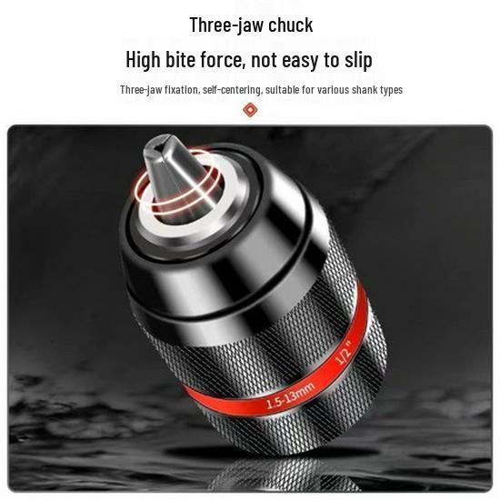 Ratchet Keyless Drill Chuck 2-13mm 1/2-20