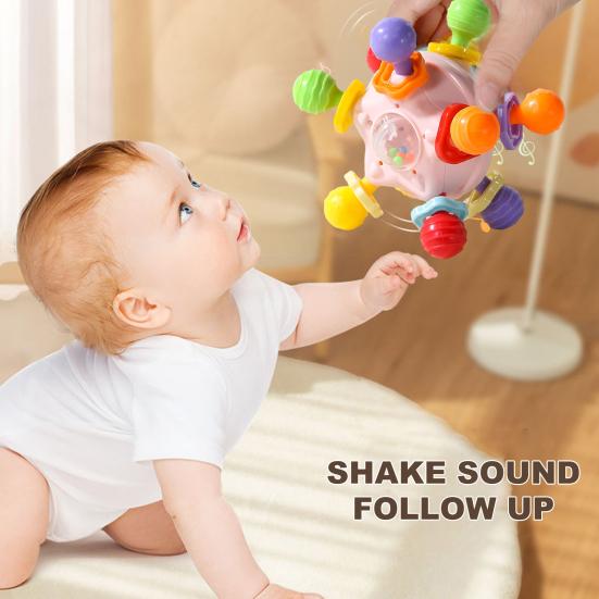 Baby Grasping Ball Developmental Montessori Toys for 0-6 45455 Months BPA Free Sensory