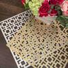 Elegant Interior Chinoiserie Placemat, Silver, Perfect for Christmas Table Setting (10202PM-SV)