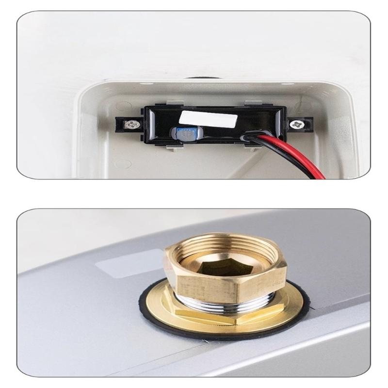 Touchless Automatic Urinal with Accuracy Flushing Control Modern ABS Small Space Saving Structure for Home Commercial