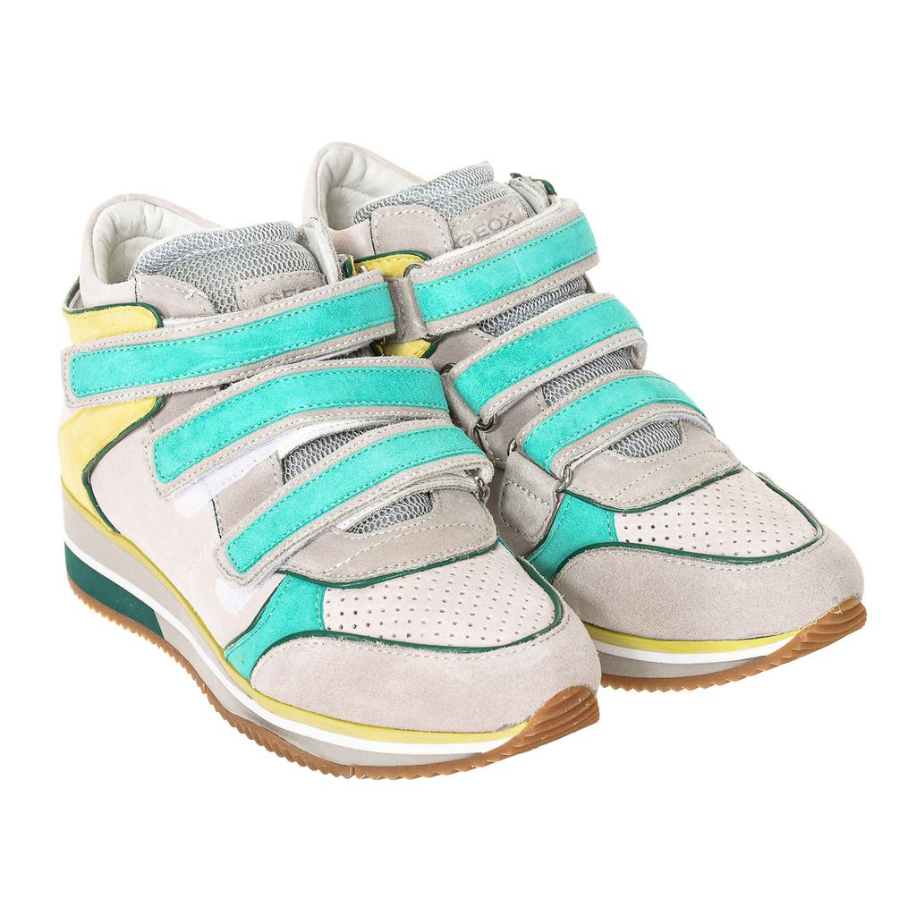 D3221A-00021 Женские кожаные ботильоны на танкетке