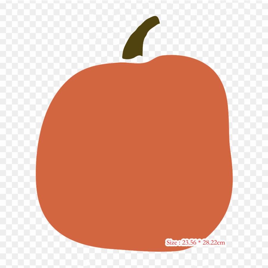 Apple Pumpkin Iron On Heat Transfer Printing Vinyl Patches Sticker for Clothes DIY Appliques Washable Patches