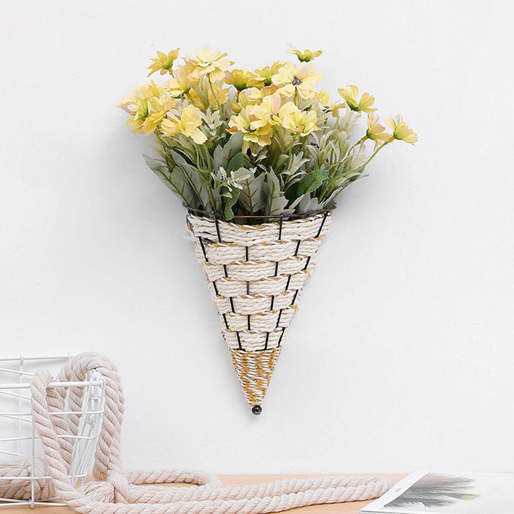 Garden Wall Outdoor Decoration Indoor Green Plant Flower Basket Vase Storage Holder Flower Pot