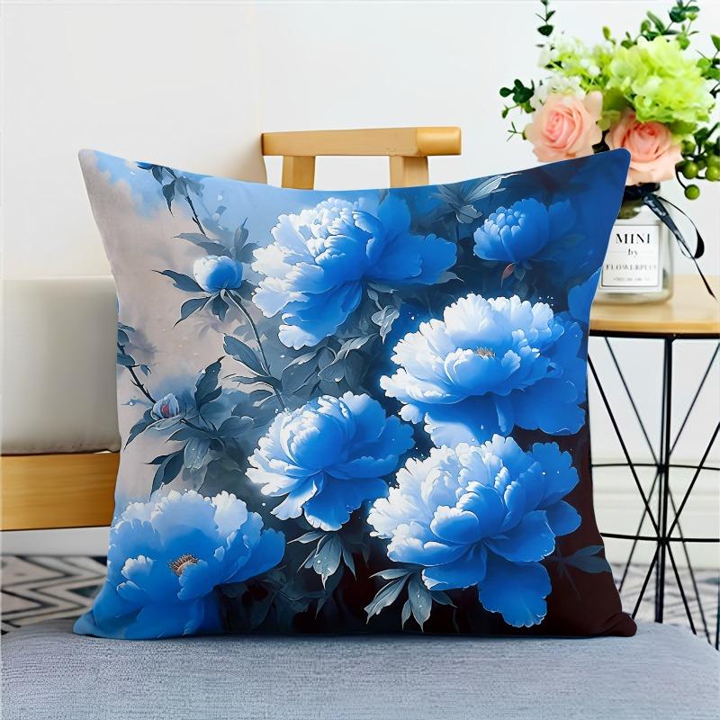 Красивая наволочка с цветком для украшения общежития, офиса, гостиной, дома, наволочка