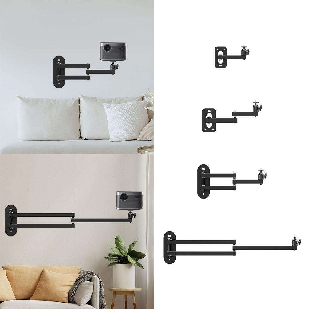 Arm Tripod, Ceiling Mount, 360° Rotatable Metal Wall Stand