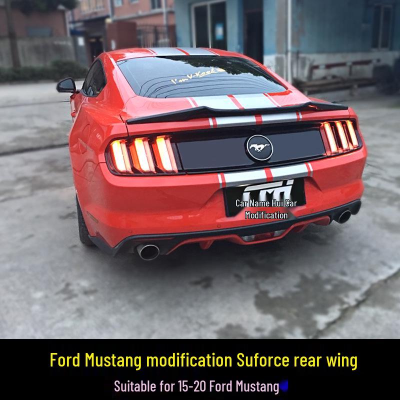 Carbon Fiber Rear Wing Trunk Spoiler for 15-23 Ford Mustang