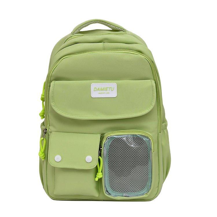 Schoolbag Korean version ins style schoolbag women's new simple and cute versatile junior high school high school students large capacity backpack