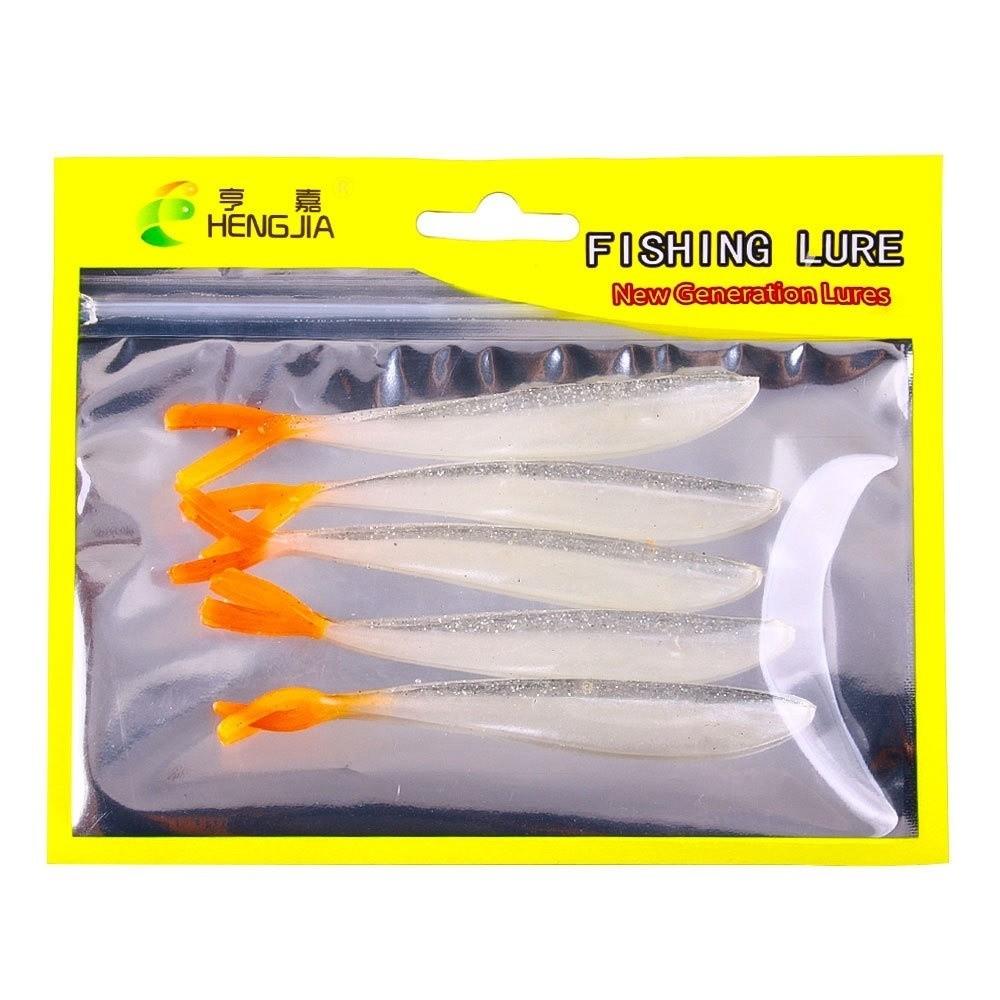 3.9g 10.5cm Artificial Bait Fork-Tail Bass Tackle Jigs Worms Minnow Worms  Fresh Fishing