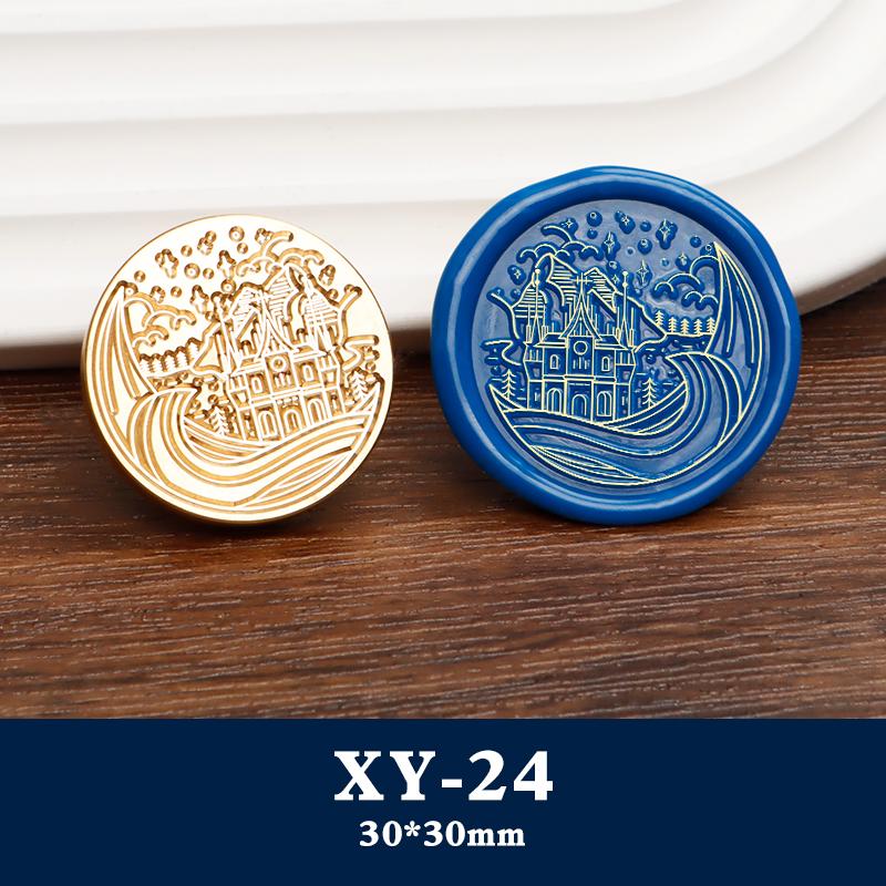 НаборCustom Frosted Copper Head Seal Set with Irregular Shape and Anime Pattern