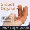 Многоразовый оргазм, точечный массажный презерватив на палец, рукав, влагалище, стимуляция точки G, секс-игрушки для лесбиянок, инструменты для мастурбации клитора