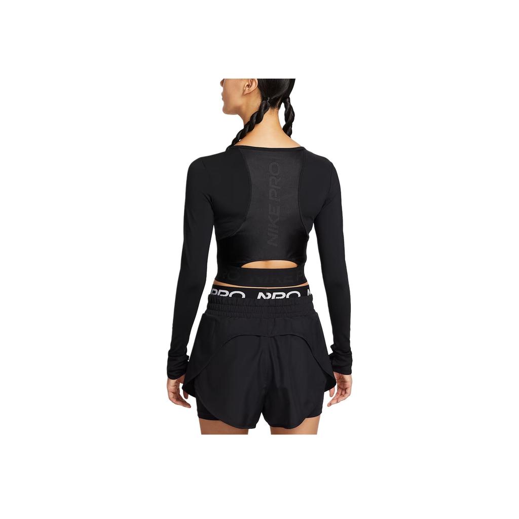 Nike Dri-Fit Pro Quick-Dry Short Sleeve T-Shirt Women Tops HV9993-010