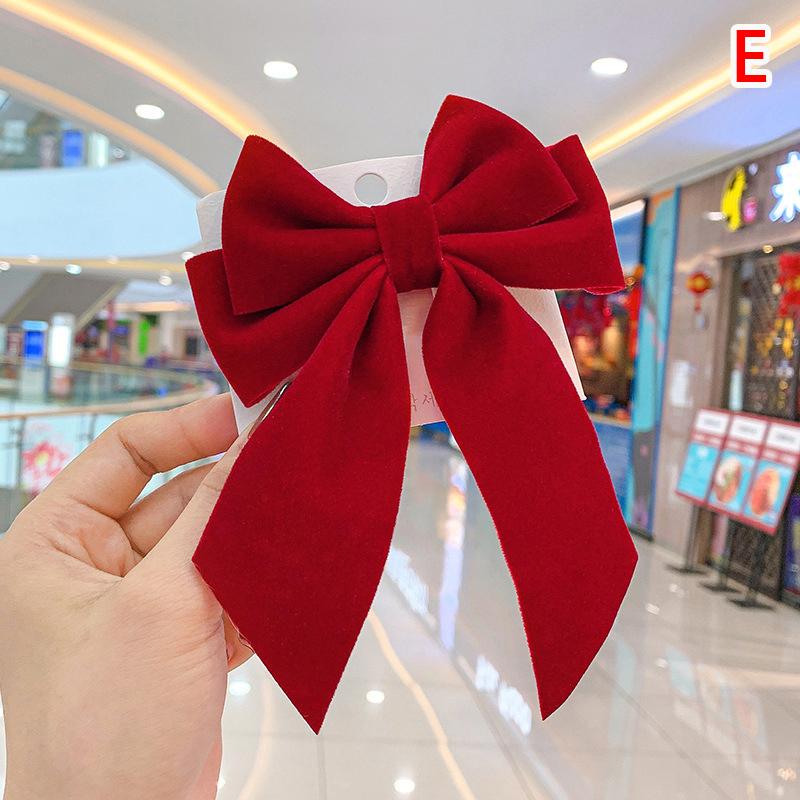 Elegant Big Bow Hair Clip Headdress Ribbon Bowknot Spring Ponytail Clips Hairpin Women Girls Fashion Hair Accessories