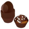 Foremki do muffinek na babeczki muffinki papilotki silikonowe brązowe 12 sztuk 5.5cm ORION 151757