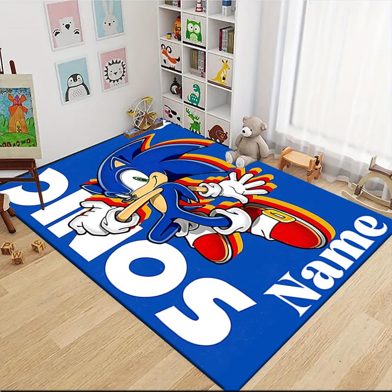 Custom Name Llama Party Invitation Carpet Rug Customizable Soft Washable Anti-Slip Home Living Room Sofa Mats Personalized Rug. 0909166