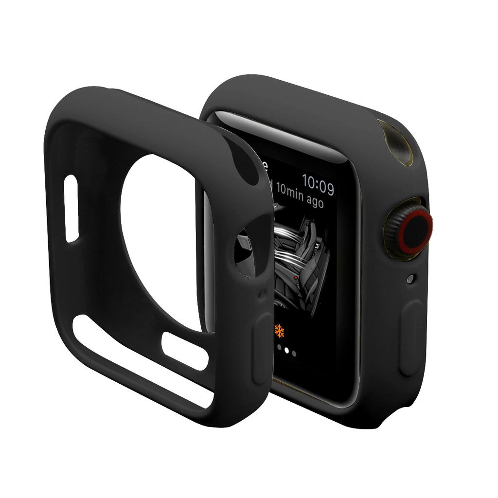 Чехол для Apple Watch Case 45мм 41мм 44мм 40мм 42мм 38мм 44 45 мм силиконовый защитник Оболочка iWatch серия 3 4 5 se 6 7 8 Бампер